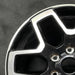 18" BRONCO 21-24 18x7.5 6 double spoke Original OEM Wheel Rim - Side Profile