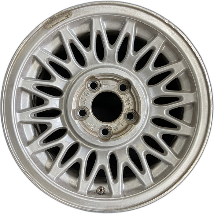 15" LINCOLN & TOWN CAR 93-96 15x6.5, aluminum, Y spoke Original OEM Wheel Rim - Front View