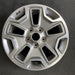 17" WRANGLER 13 17x7.5 10 hole w/machined accent gray Original OEM Wheel Rim - Front View