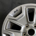 17" WRANGLER 13 17x7.5 10 hole w/machined accent gray Original OEM Wheel Rim - Side Profile