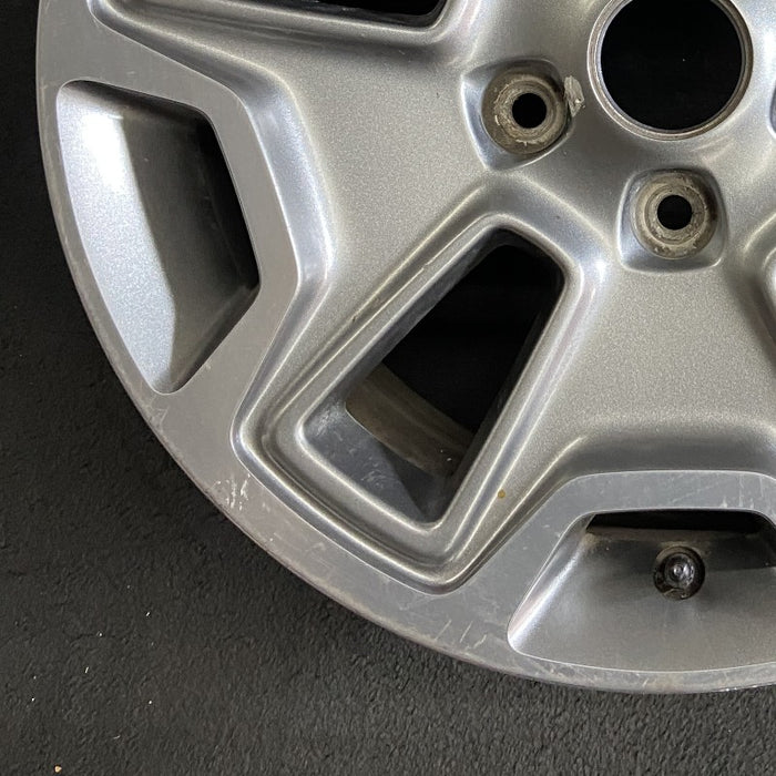 17" WRANGLER 13 17x7.5 10 hole w/machined accent gray Original OEM Wheel Rim - Additional View