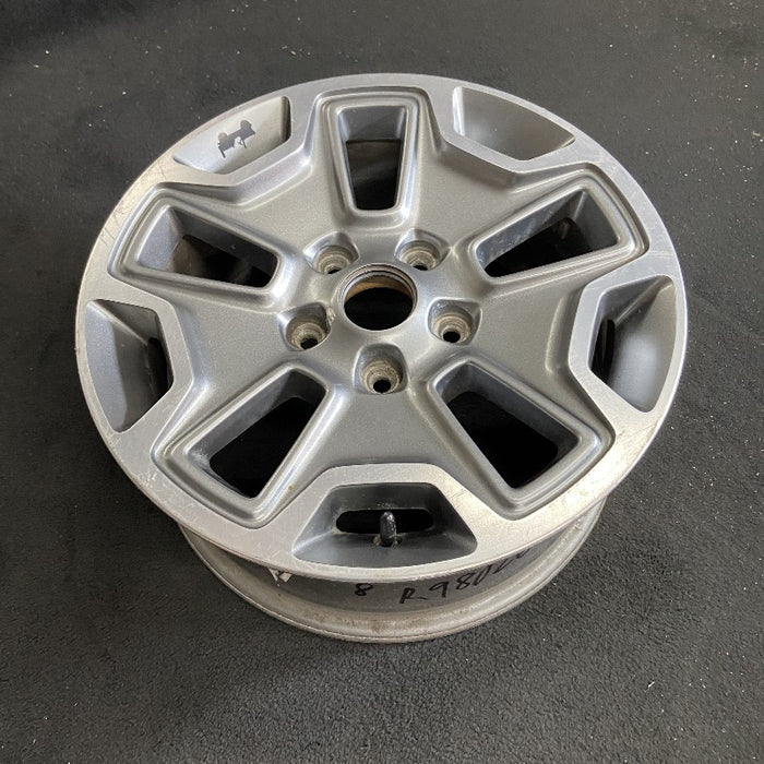 17" WRANGLER 13 17x7.5 10 hole w/machined accent gray Original OEM Wheel Rim - View 7