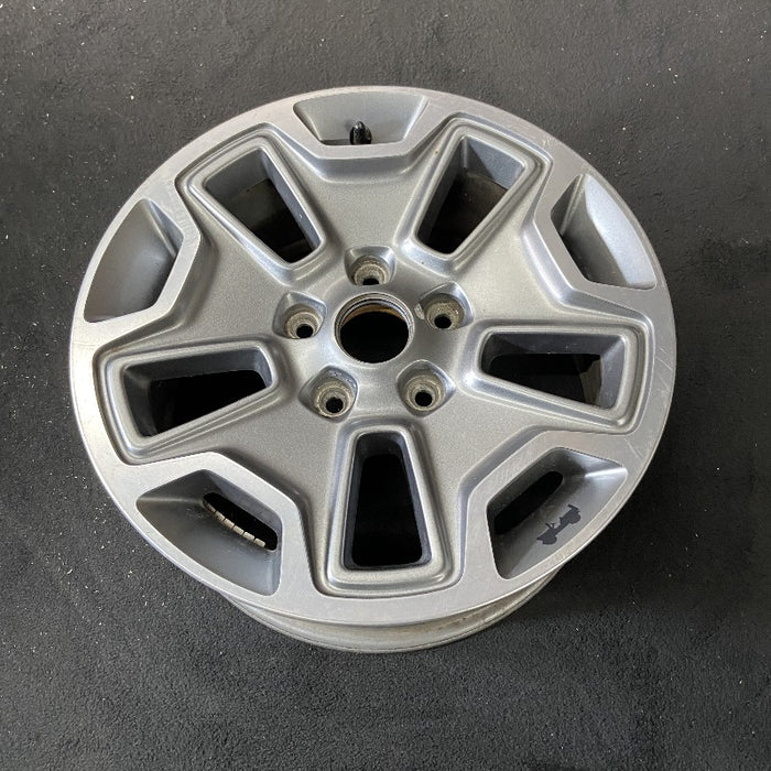 17" WRANGLER 13 17x7.5 10 hole w/machined accent gray Original OEM Wheel Rim - View 8