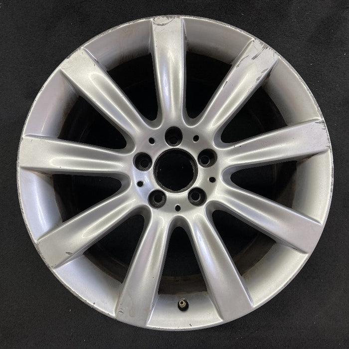 18" MERCEDES CL-CLASS 07-08 216 Type; CL550 18x9.5 9 spoke rear Original OEM - Front View