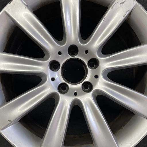 18" MERCEDES CL-CLASS 07-08 216 Type; CL550 18x9.5 9 spoke rear Original OEM - Angle View