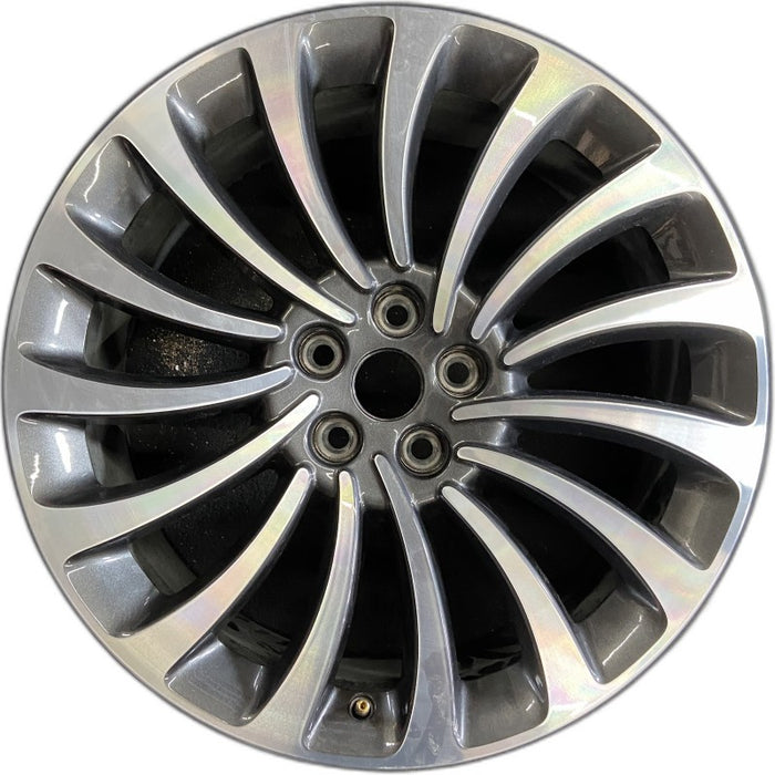 20" AVIATOR 20 20x8 15 spoke Original OEM Wheel Rim - Front View
