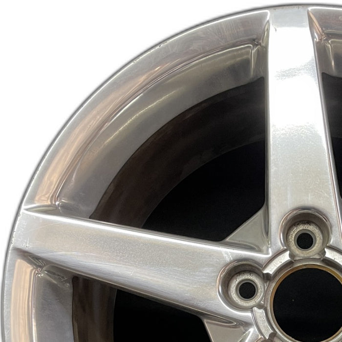 19" CORVETTE 05-07 19x10 rear 5 spoke polished opt QG7 Original OEM Wheel Rim - Angle View