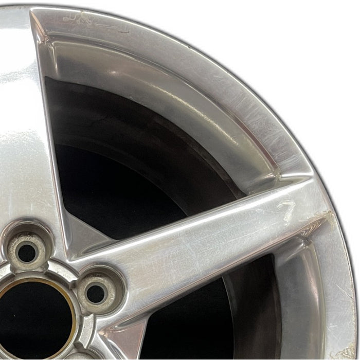 19" CORVETTE 05-07 19x10 rear 5 spoke polished opt QG7 Original OEM Wheel Rim - Side Profile