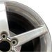 19" CORVETTE 05-07 19x10 rear 5 spoke polished opt QG7 Original OEM Wheel Rim - Side Profile