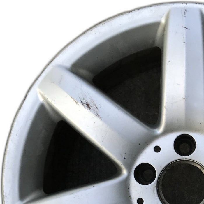 17" MERCEDES S-CLASS 03 230 Type; SL500 17x8.5 7 spoke Original OEM Wheel Rim - Angle View