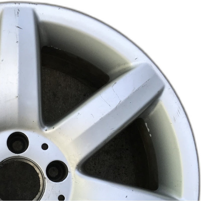 17" MERCEDES S-CLASS 03 230 Type; SL500 17x8.5 7 spoke Original OEM Wheel Rim - Side Profile