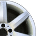 17" MERCEDES S-CLASS 03 230 Type; SL500 17x8.5 7 spoke Original OEM Wheel Rim - Side Profile