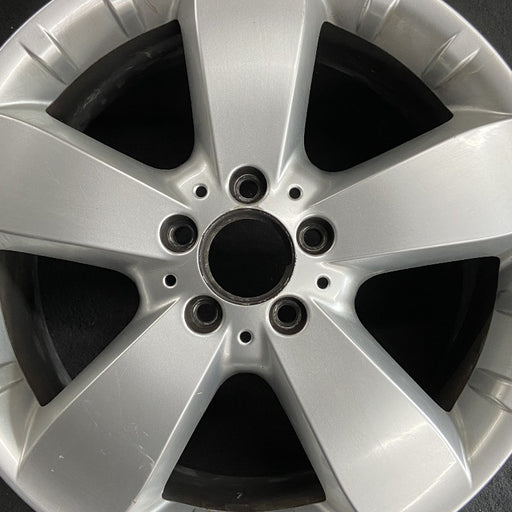 18" MERCEDES ML-CLASS 06 164 Type; ML500 18x8 5 spoke Original OEM Wheel Rim - Angle View