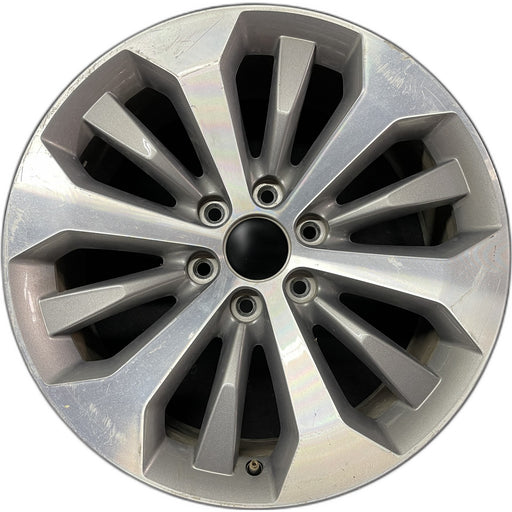 20" FORD F150 PICKUP 15-16 20x8.5, 12 spoke, , silver pockets Original OEM - Front View