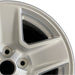 17" GLADIATOR 20 17x7.5 aluminum 5 spoke solid spoke w/recessed spoke opt WAC - Side Profile