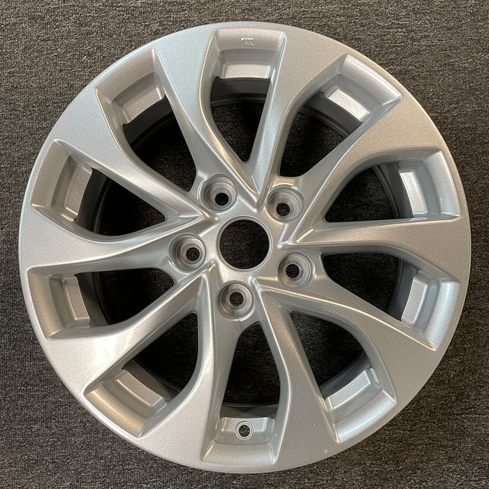 16" New Single 16X6.5 Alloy Wheel for Nissan Sentra 2016-2019 SILVER OEM Quality Replacement Rim