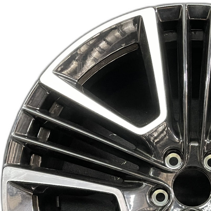 21" XC40 19-21 21x8.5 alloy 5 triple slot Original OEM Wheel Rim - Angle View