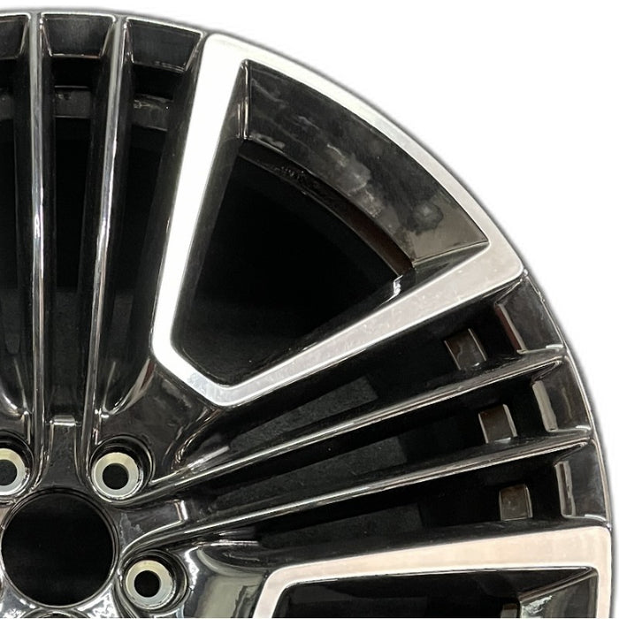 21" XC40 19-21 21x8.5 alloy 5 triple slot Original OEM Wheel Rim - Side Profile
