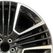 21" XC40 19-21 21x8.5 alloy 5 triple slot Original OEM Wheel Rim - Side Profile