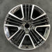 21" XC40 19-21 21x8.5 alloy 5 triple slot Original OEM Wheel Rim - Front View