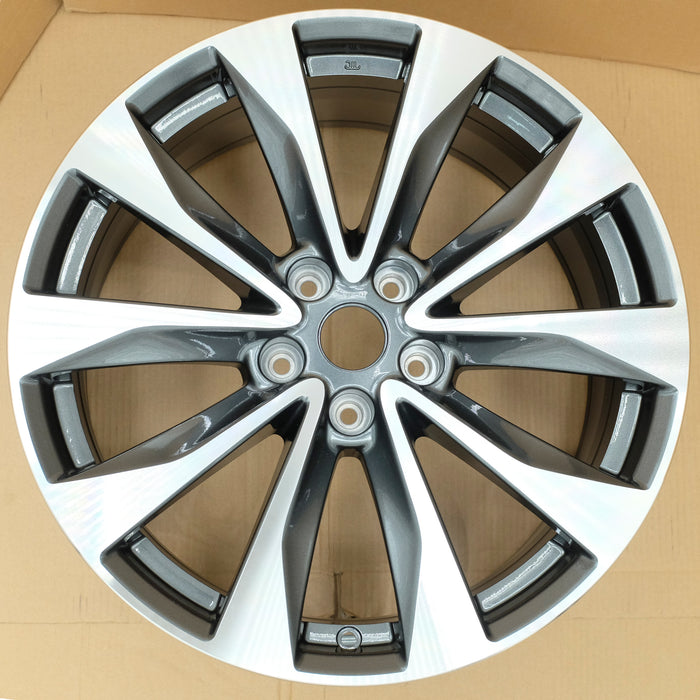 19” NEW Single 19x8.5 Machined Grey Wheel for Nissan Maxima 2016-2018 OE Style Replacement Rim