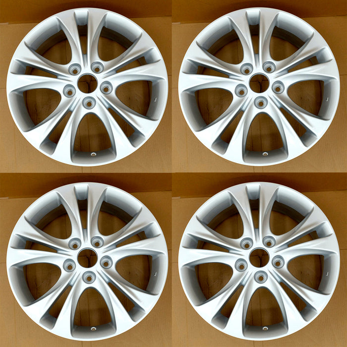 17" 17x6.5 Set of 4 Silver Wheels For Hyundai Sonata 2011-2013 OEM Quality Replacement Rim