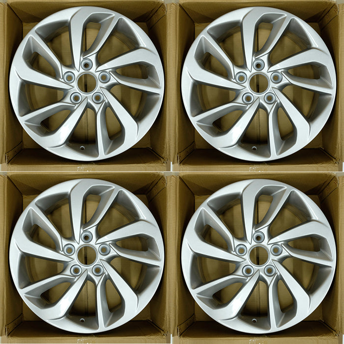 17" Set of 4 New 17X7 Alloy Wheel For HYUNDAI TUCSON 2016 2017 2018 SILVER OEM Quality Replacement Rim