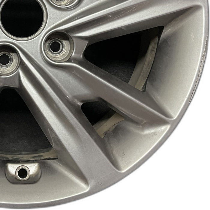 16" KIA OPTIMA 19 16x6-1/2 alloy 10 spoke angled spoke silver Original OEM Wheel Rim