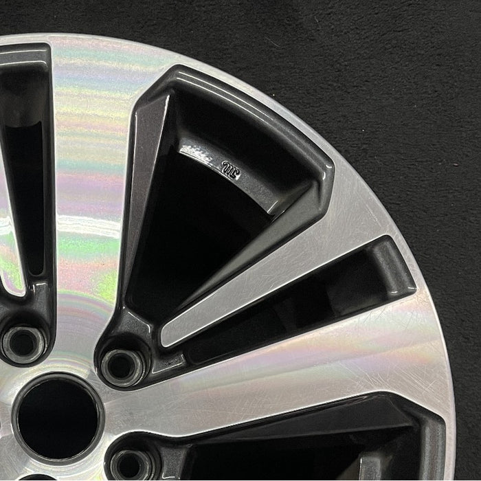 18" SUBARU LEGACY 18 18x7 alloy Wag 5 spoke Limited machined center cap dark gray inlay Original OEM Wheel Rim