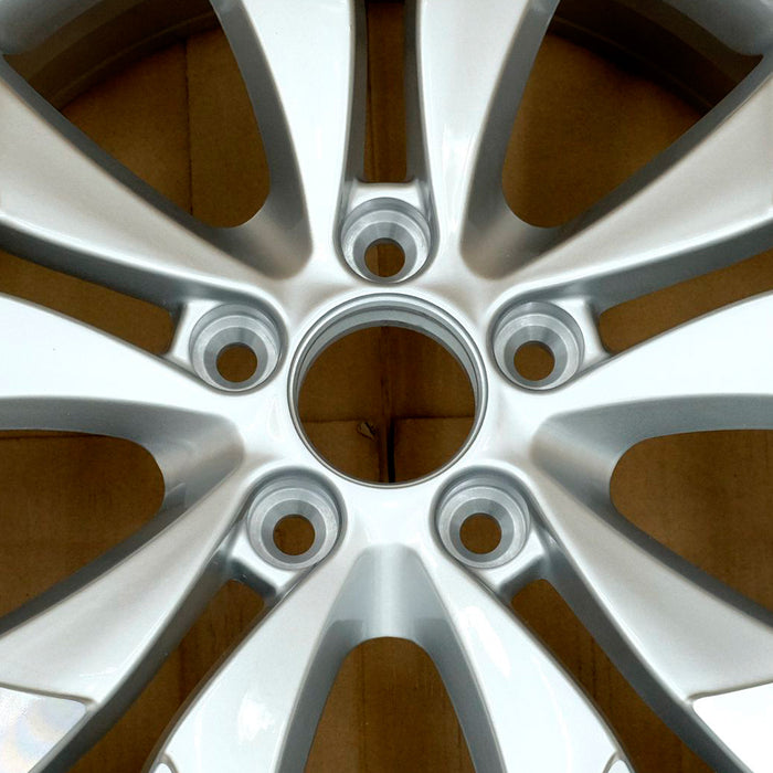 17" Single 17x6.5 Silver Wheel For Honda CR-V 2012-2014 OEM Quality Replacement - Side Profile