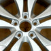 17" Single 17x6.5 Silver Wheel For Honda CR-V 2012-2014 OEM Quality Replacement - Side Profile