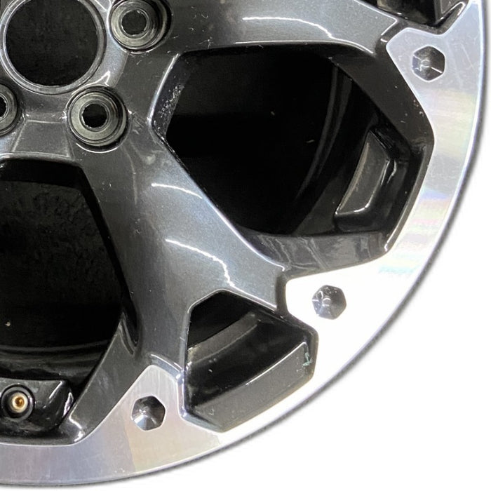 17" SUBARU XV CROSSTREK 21 17x7 alloy machined face dark gray  pockets outer machined Original OEM Wheel Rim