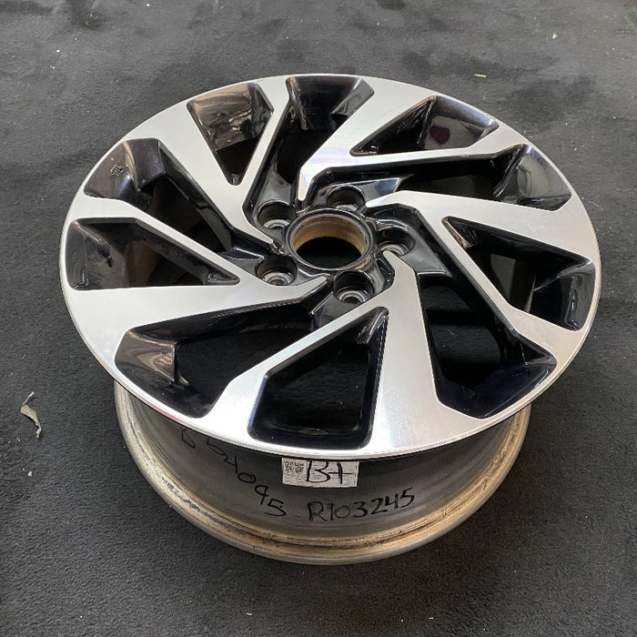 16" CIVIC 16 16x7 alloy black inlay Cpe Original OEM Wheel Rim