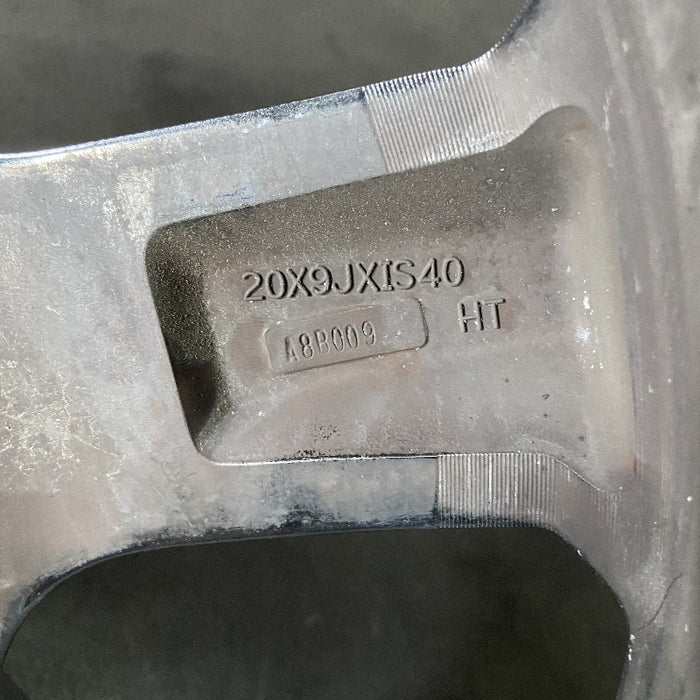 20" CAMARO 13-14 20x9 rear 5 spoke silver opt R42 silver Original OEM Wheel Rim
