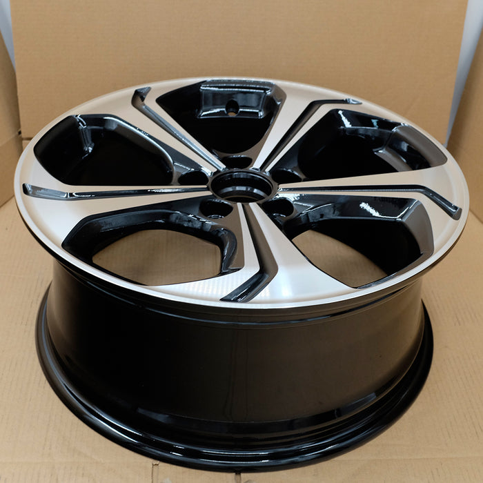 18" NEW Single 18X7.5  Machined BLACK Wheel For 2014 2015 Honda Civic OEM Quality Replacement Rim