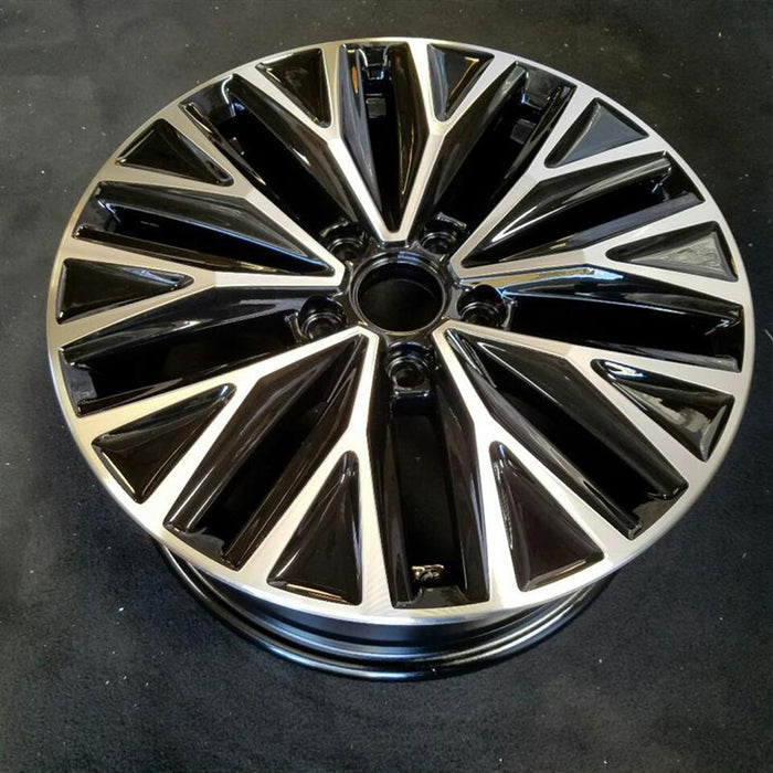 16" Brand New Single 16x6.5 Alloy Wheel For VOLKSWAGEN JETTA 2019-2021 Machined Black OEM Quality Replacement Rim