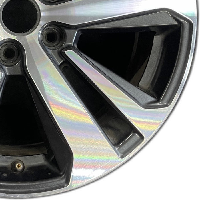 18" SUBARU LEGACY 18 18x7 alloy Wag 5 spoke Limited machined center cap dark gray inlay Original OEM Wheel Rim