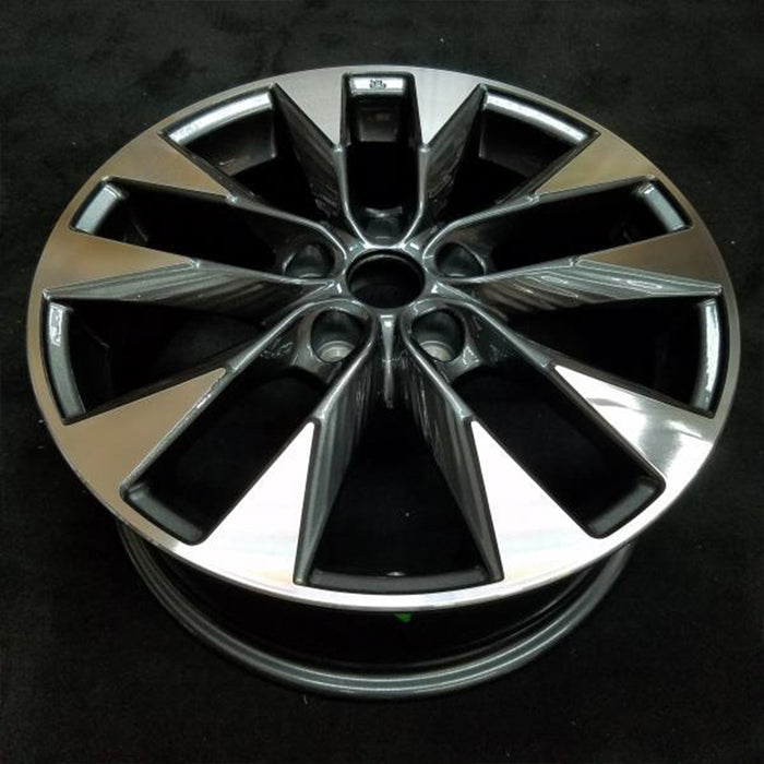 17" Single New 17x6.5 Alloy Wheel For Nissan Sentra 2016-2019 Machined Grey OEM Quality Replacement Rim