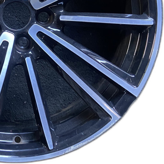 20" BMW i8 19-20 20x7-1/2 alloy w/o directial; 15 spoke alternating spoke  gray Original OEM Wheel Rim