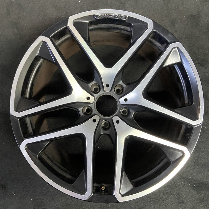 21" MERCEDES G-CLASS 20-23 463 Type G63 21x10 machined face with gray accent Original OEM Wheel Rim