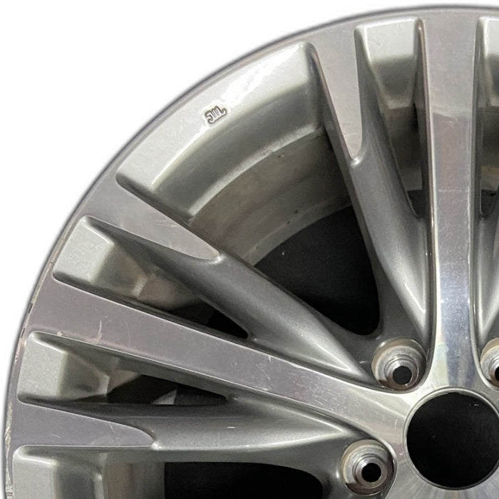 19" INFINITI Q50 18-19 19x8-1/2 alloy 15 spoke alternating V spoke Original OEM Wheel Rim