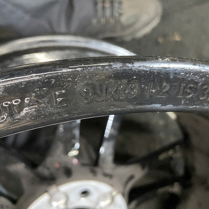 19" TOYOTA GR SUPRA 20 alloy 10 spoke 5 split spoke 19x9 silver  black Original OEM Wheel Rim