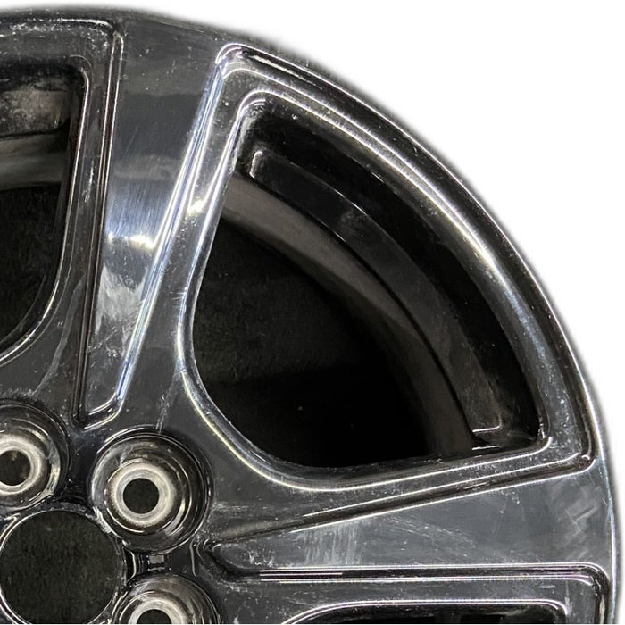 18" MUSTANG MACH-E 21-23 18x7 5 spoke straight spoke Original OEM Wheel Rim - Side Profile