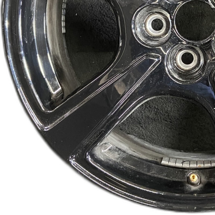 18" MUSTANG MACH-E 21-23 18x7 5 spoke straight spoke Original OEM Wheel Rim - Back View