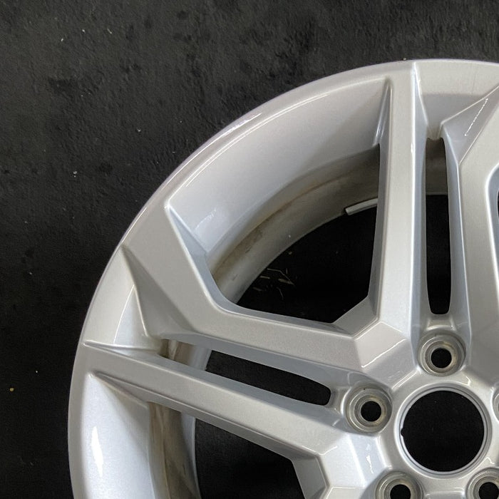 18" AUDI Q5 18 18x8 alloy 5 double spoke from 10/08/17 Original OEM Wheel Rim - Side Profile