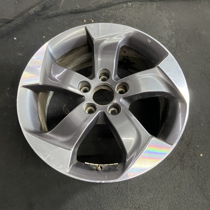 17" HR-V 18 17x7.5 alloy 5 spoke straight spoke charcoal gray Original OEM - View 7