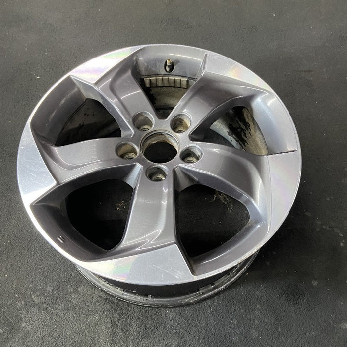 17" HR-V 18 17x7.5 alloy 5 spoke straight spoke charcoal gray Original OEM - View 8