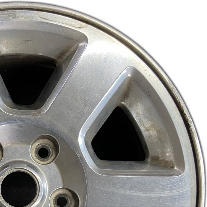 17" COMMANDER 06 17x7.5 aluminum 6 spoke Original OEM Wheel Rim - Side Profile