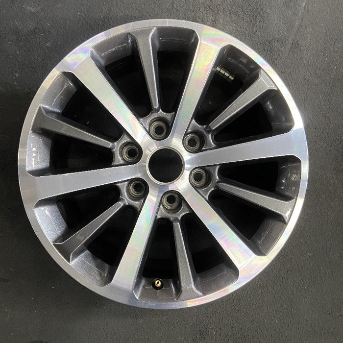 18" EXPEDITION 18-21 18x8.5 aluminum 12 spoke Original OEM Wheel Rim - Front View
