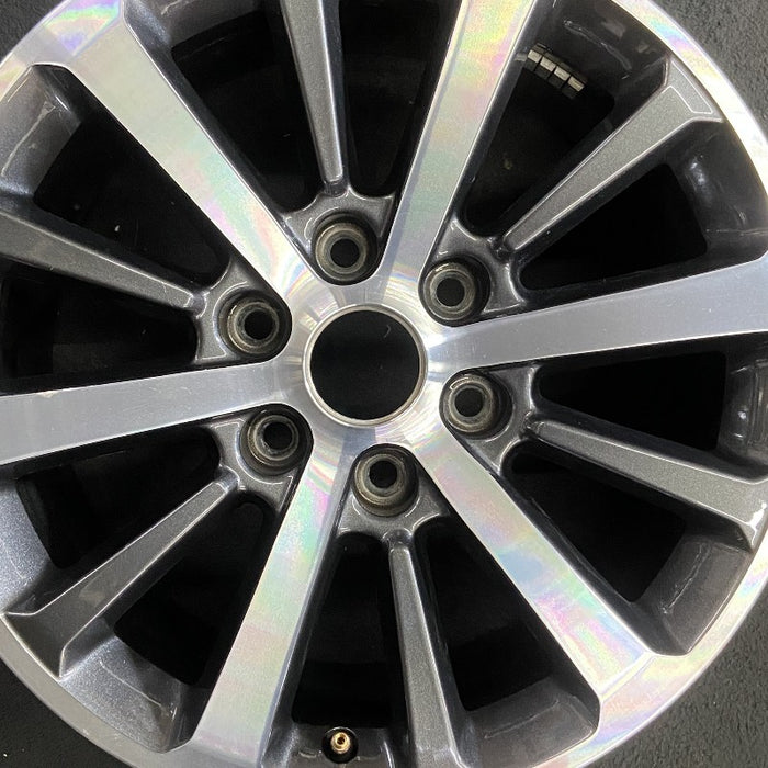 18" EXPEDITION 18-21 18x8.5 aluminum 12 spoke Original OEM Wheel Rim - Angle View